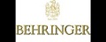 Logo der Marke Behringer mit goldener Schrift und Wappen darüber auf weißem Hintergrund.